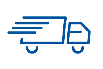 icon showing fast delivery truck